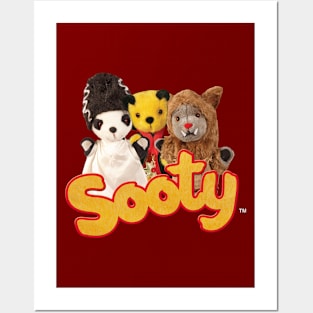 Sooty Halloween Spooky Trio Posters and Art